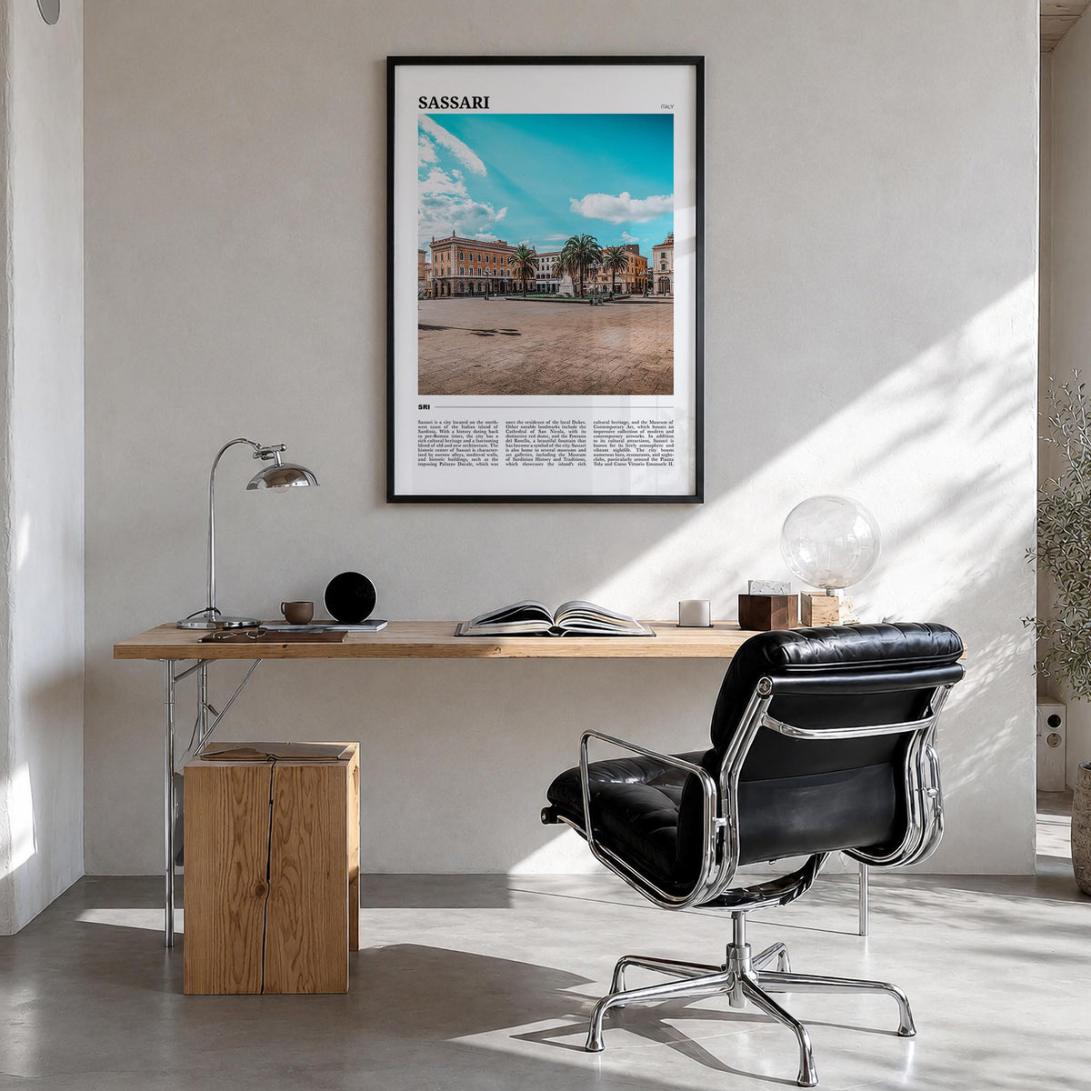 Sassari Travel Poster