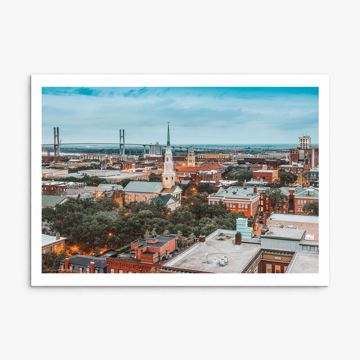 Savannah Photo Poster, print only (unframed), white border