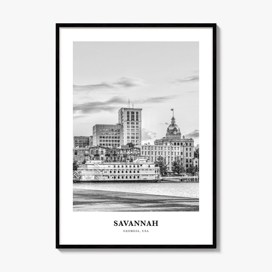 Savannah Classic No 1 Poster, framed poster mockup