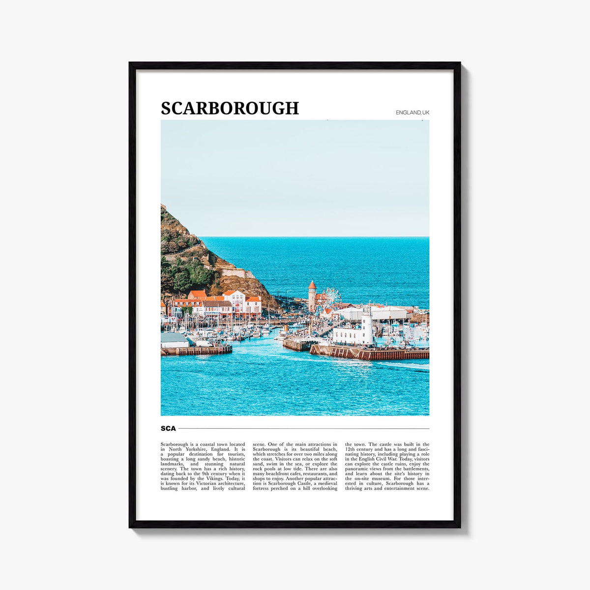 Scarborough Travel Poster