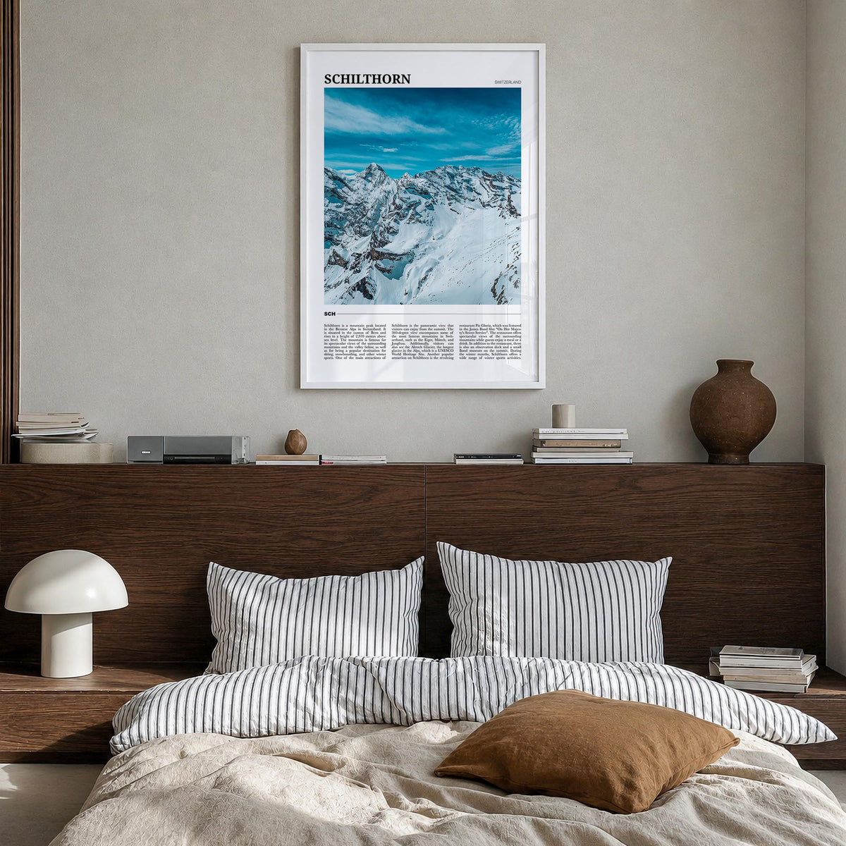 Schilthorn Travel Poster