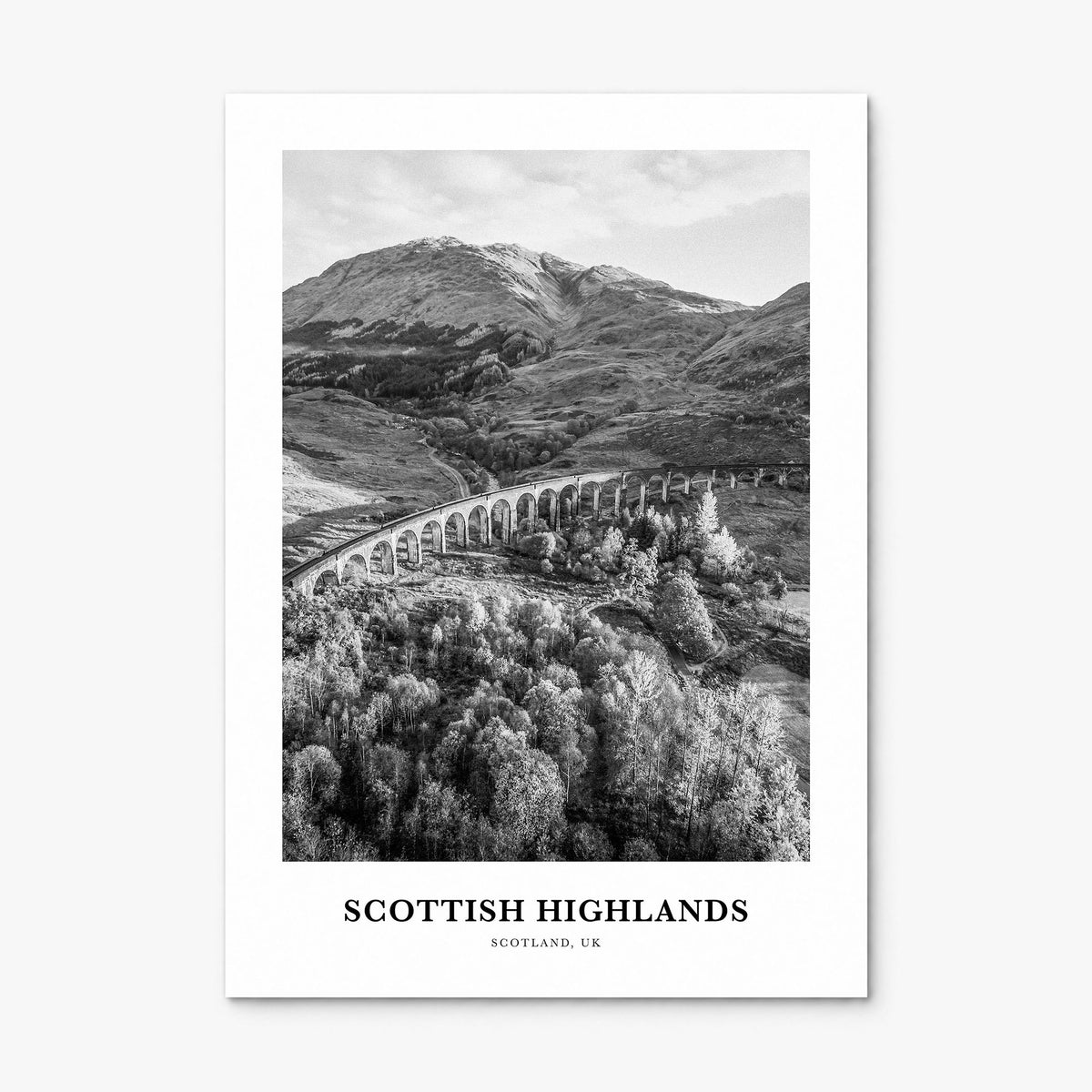 Scottish Highlands Classic Poster, print only (unframed)