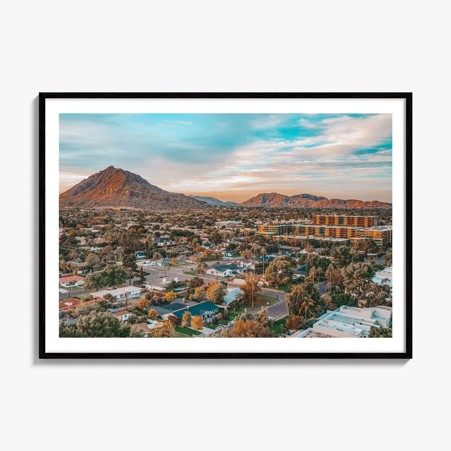 Scottsdale Photo Poster, framed poster mockup, white border