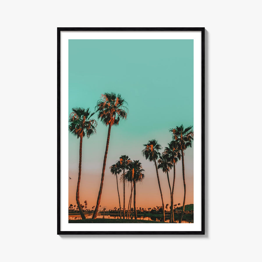 Scottsdale no. 2 colorful photo poster of Arizona, USA – vertical wall art, unframed print shown in interior mockup