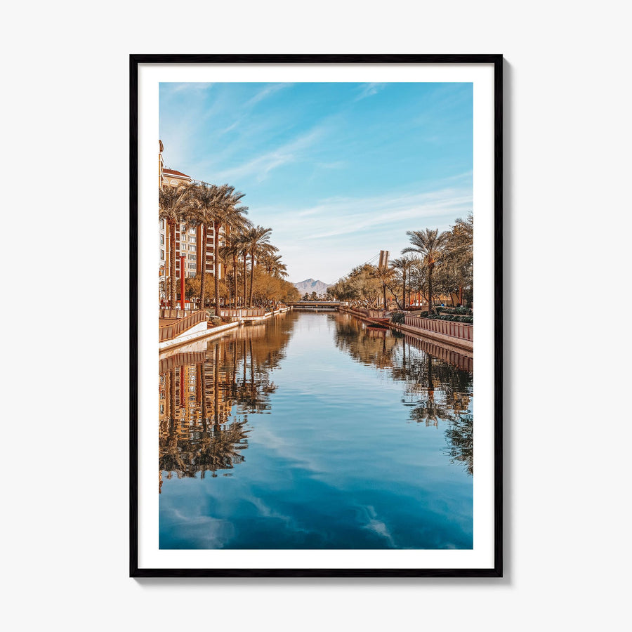 Scottsdale Photo No 1 Poster, framed poster mockup, white border