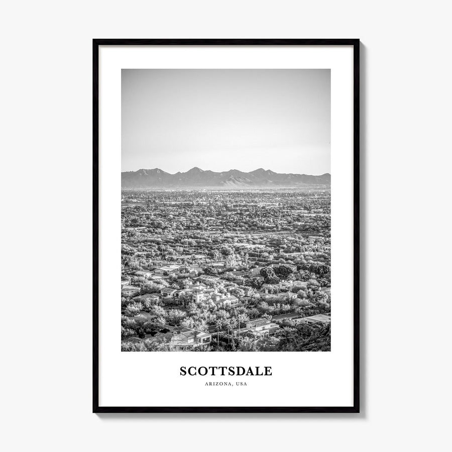Scottsdale Classic No 1 Poster, framed poster mockup