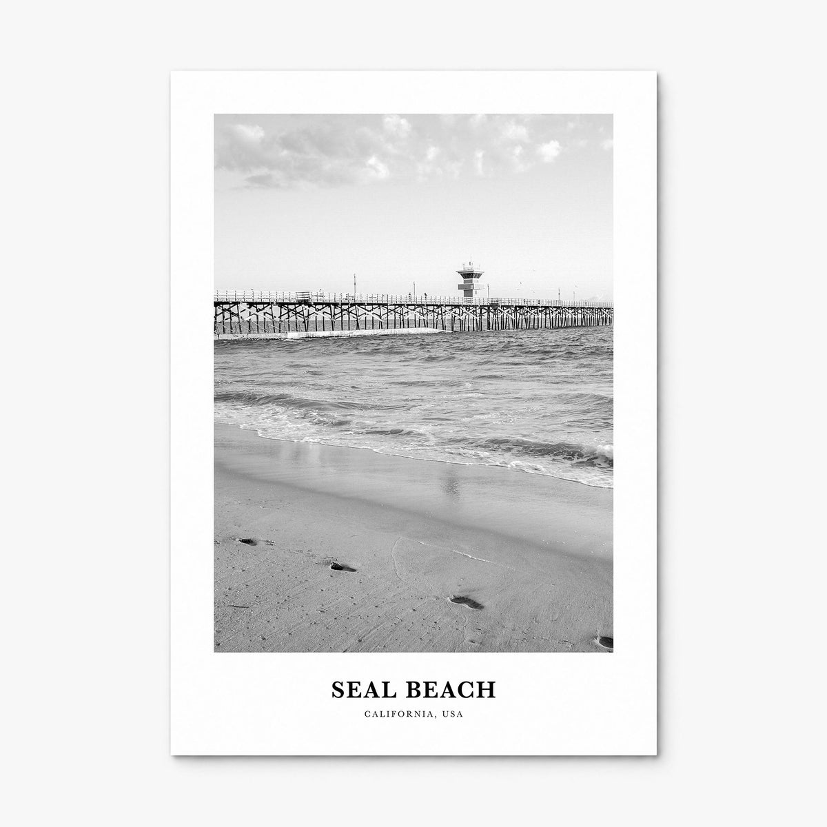 Seal Beach Classic No 1 Poster, print only (unframed)