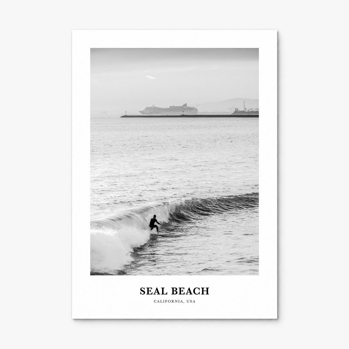 Seal Beach Classic No 2 Poster, print only (unframed)