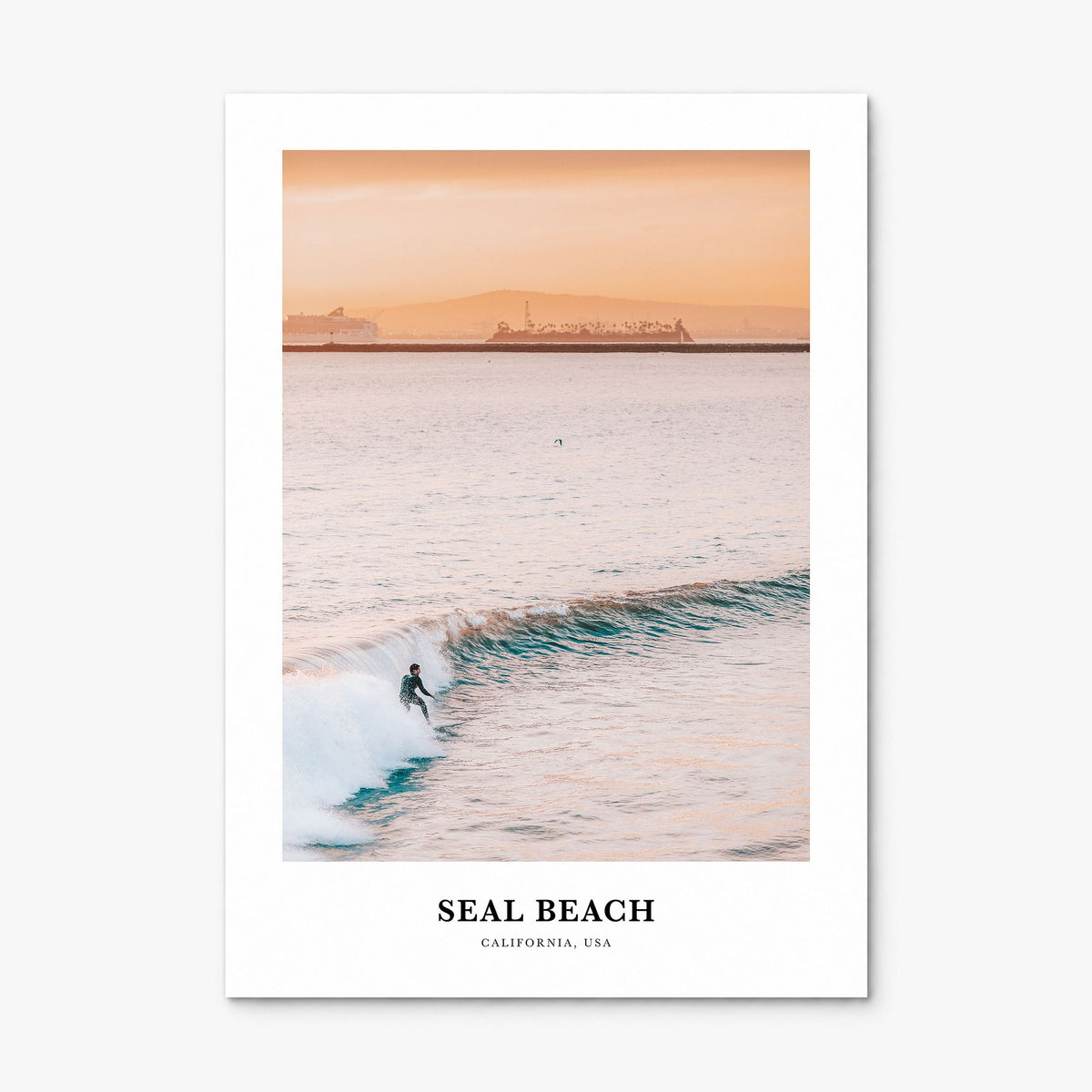 Seal Beach Classic No 1 Poster, print only (unframed)