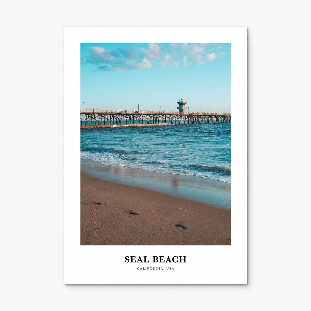 Seal Beach Classic No 2 Poster, print only (unframed)