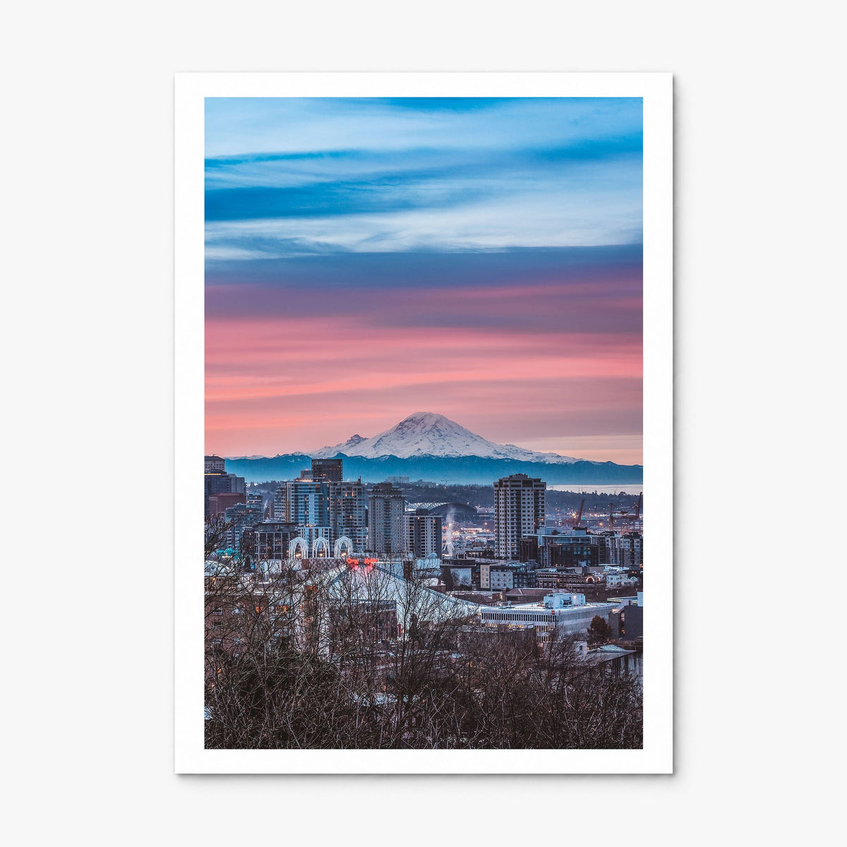 Seattle Photo No 3 Poster, print only (unframed), white border