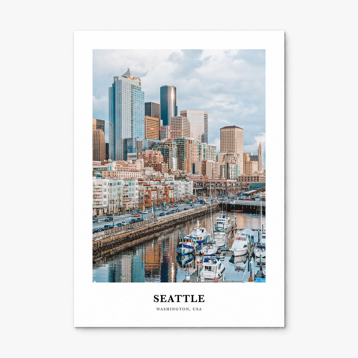 Seattle Classic No 1 Poster, print only (unframed)