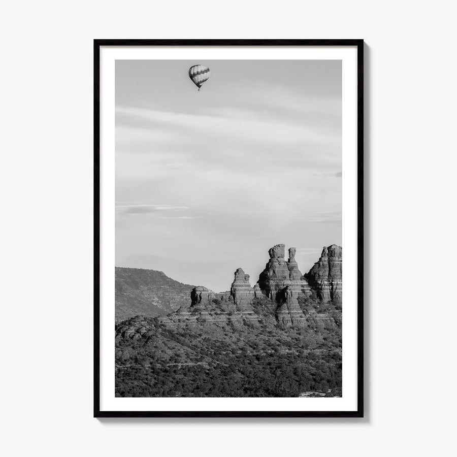 Sedona Photo Poster, framed poster mockup, white border