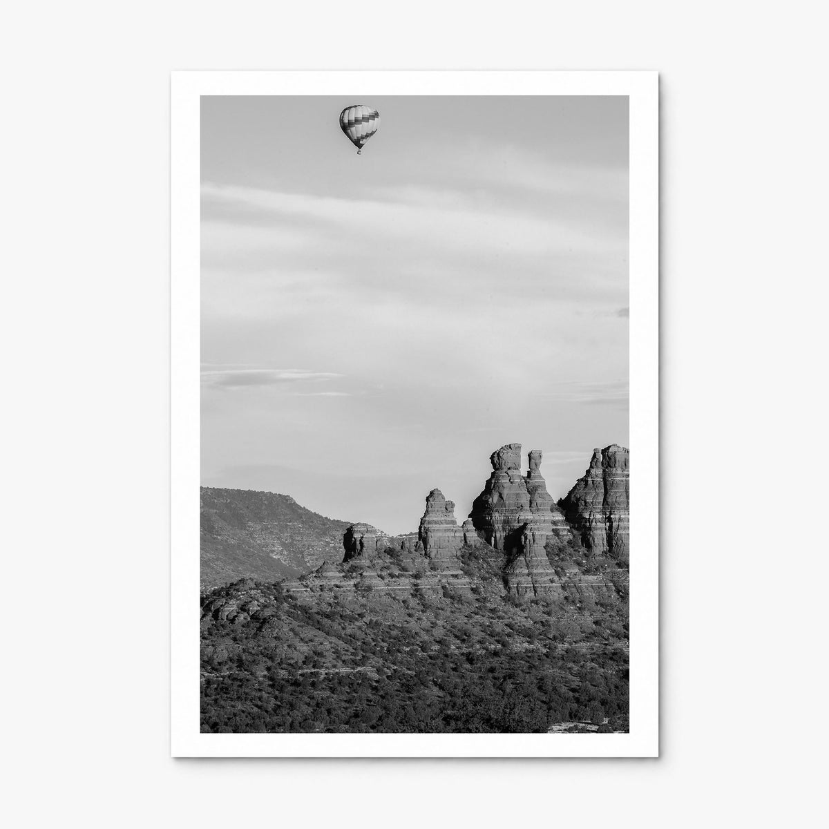 Sedona Photo Poster, print only (unframed), white border