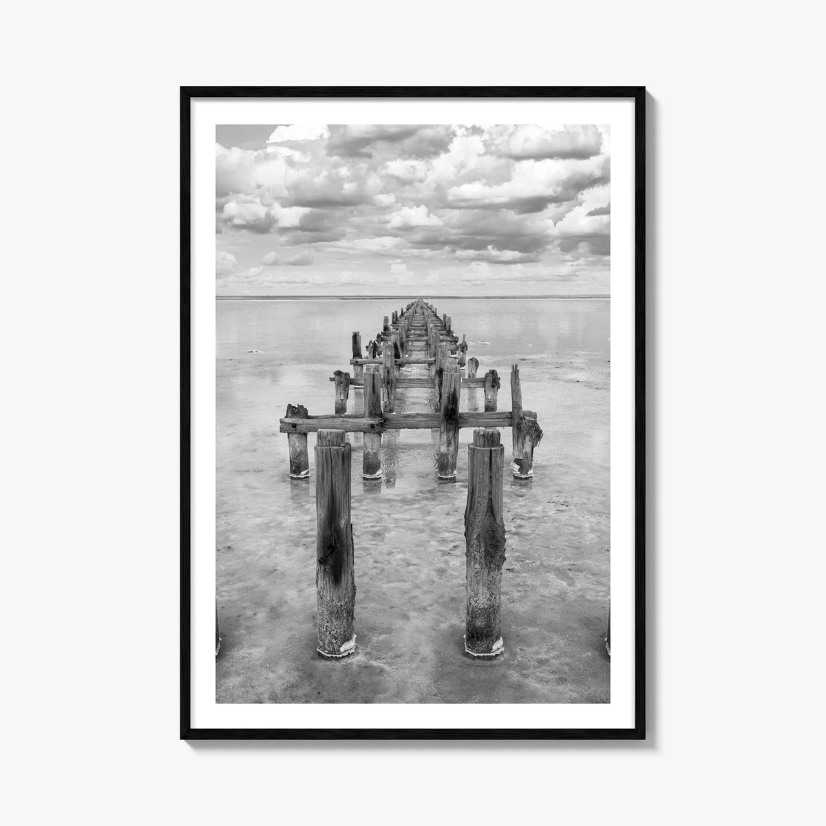 Senegal black & white photo poster of Africa – vertical wall art, unframed print shown in interior mockup