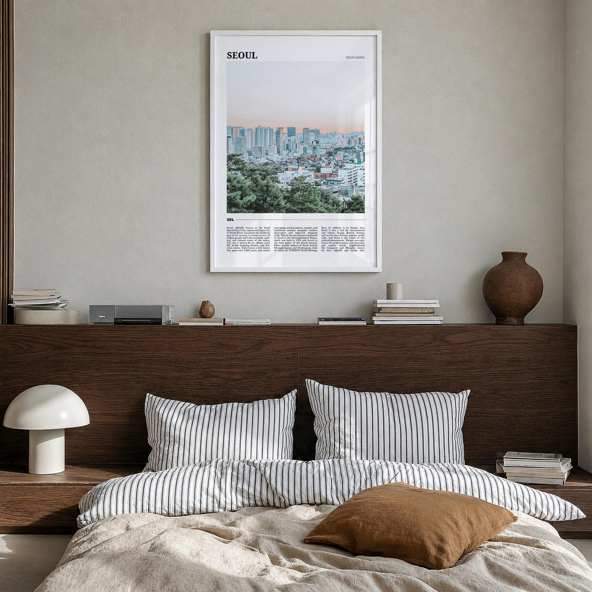 Seoul Travel Poster