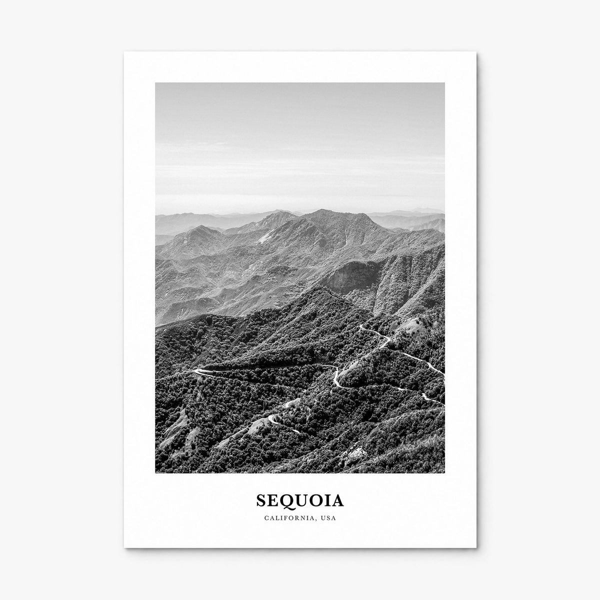 Sequoia National Park Classic Poster, print only (unframed)