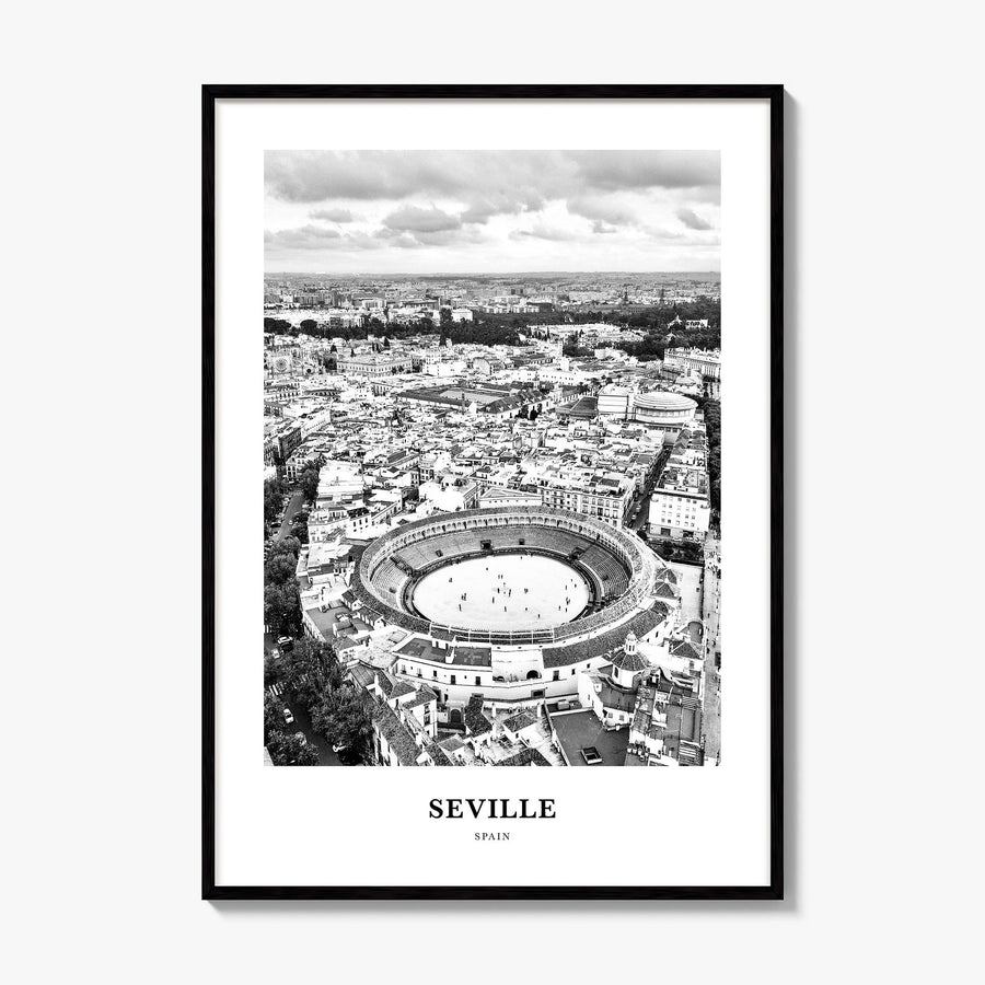 Seville Classic Poster, framed poster mockup