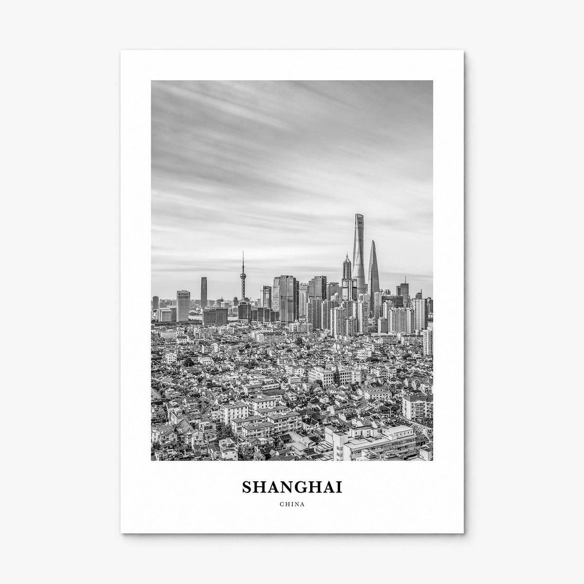 Shanghai Classic No 3 Poster, print only (unframed)
