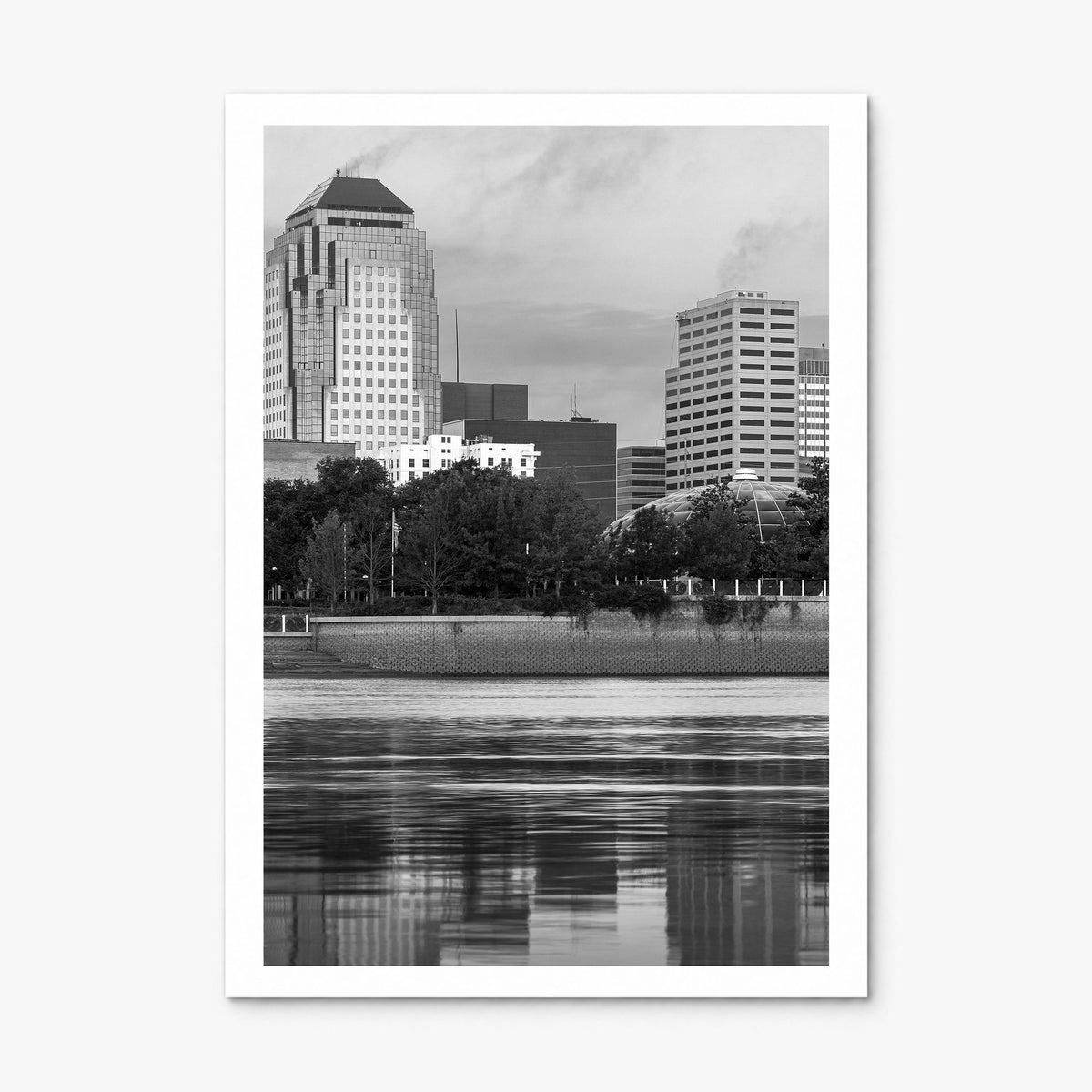 Shreveport Photo Poster, print only (unframed), white border