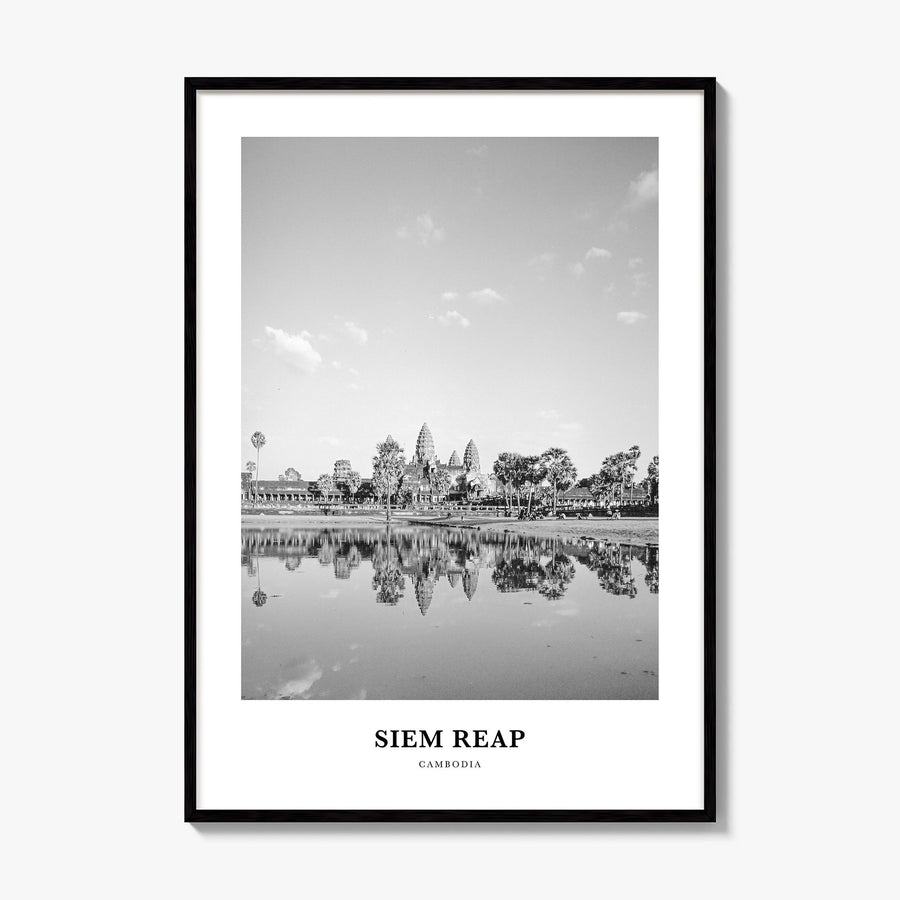 Siem Reap Classic Poster, framed poster mockup