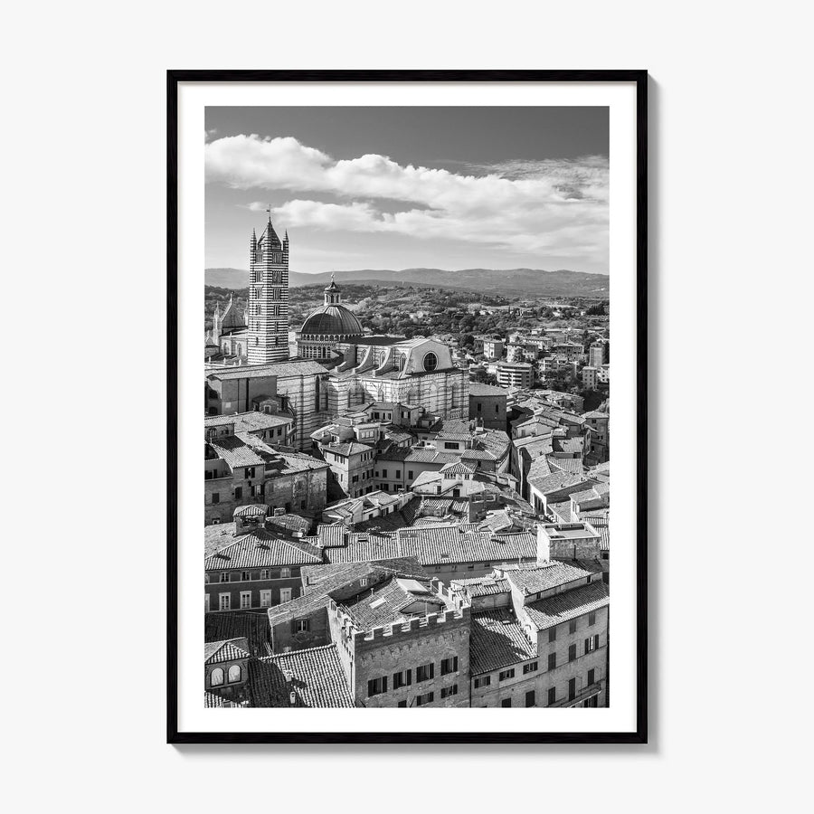 Siena Photo Poster, framed poster mockup, white border
