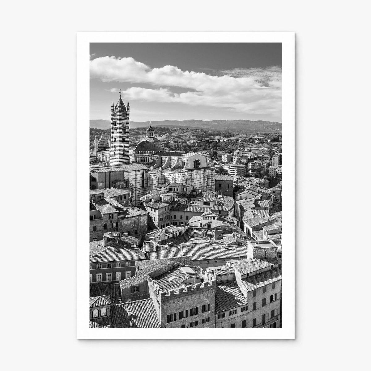 Siena Photo Poster, print only (unframed), white border