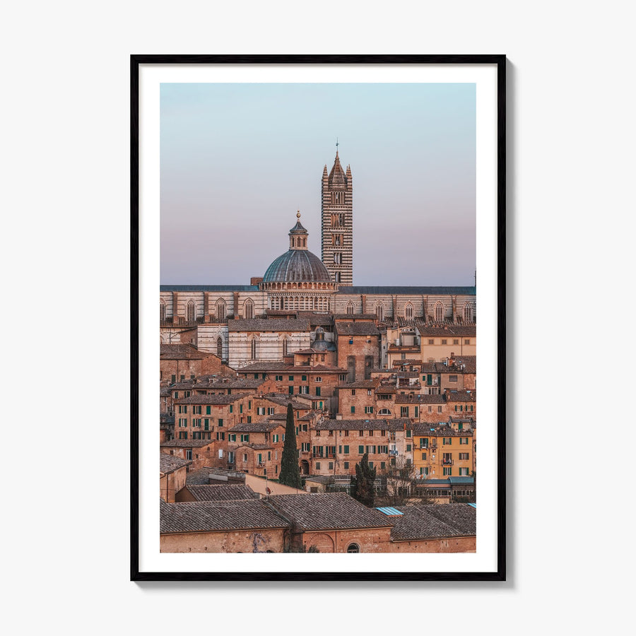Siena Photo Poster, framed poster mockup, white border
