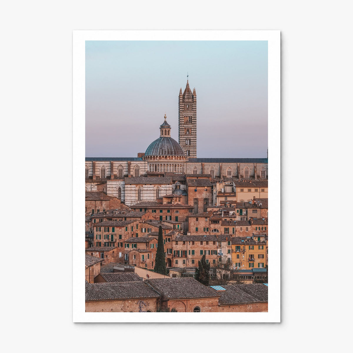 Siena Photo Poster, print only (unframed), white border