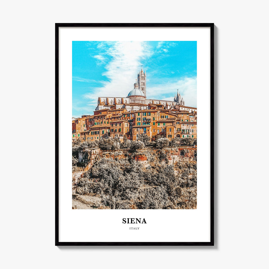 Siena Classic Poster, framed poster mockup