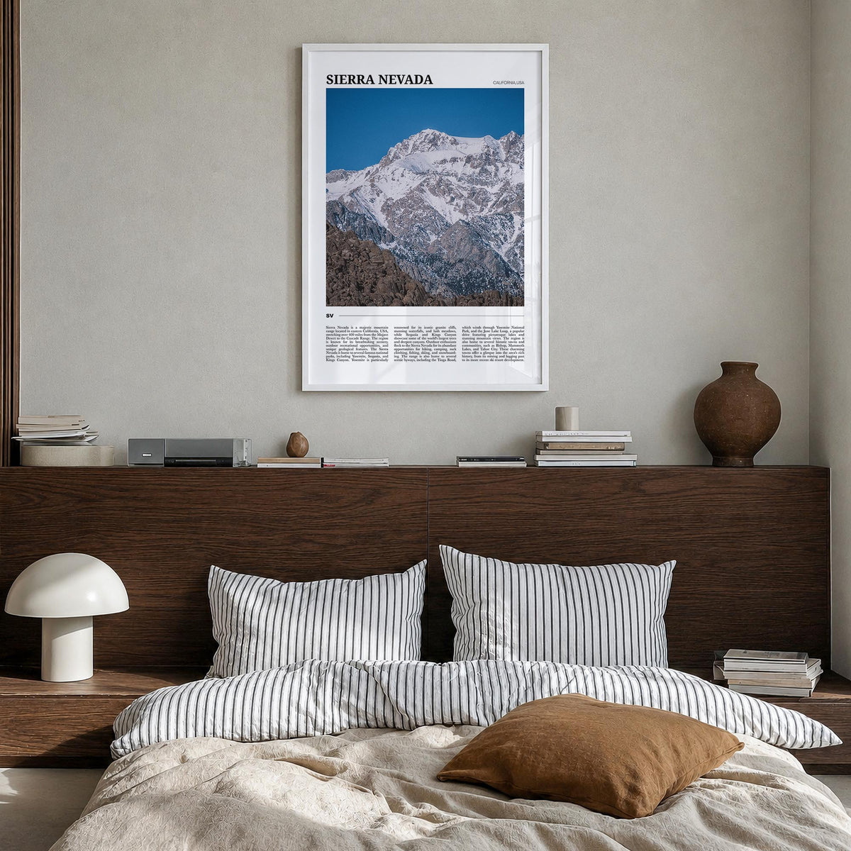 Sierra Nevada Travel Poster