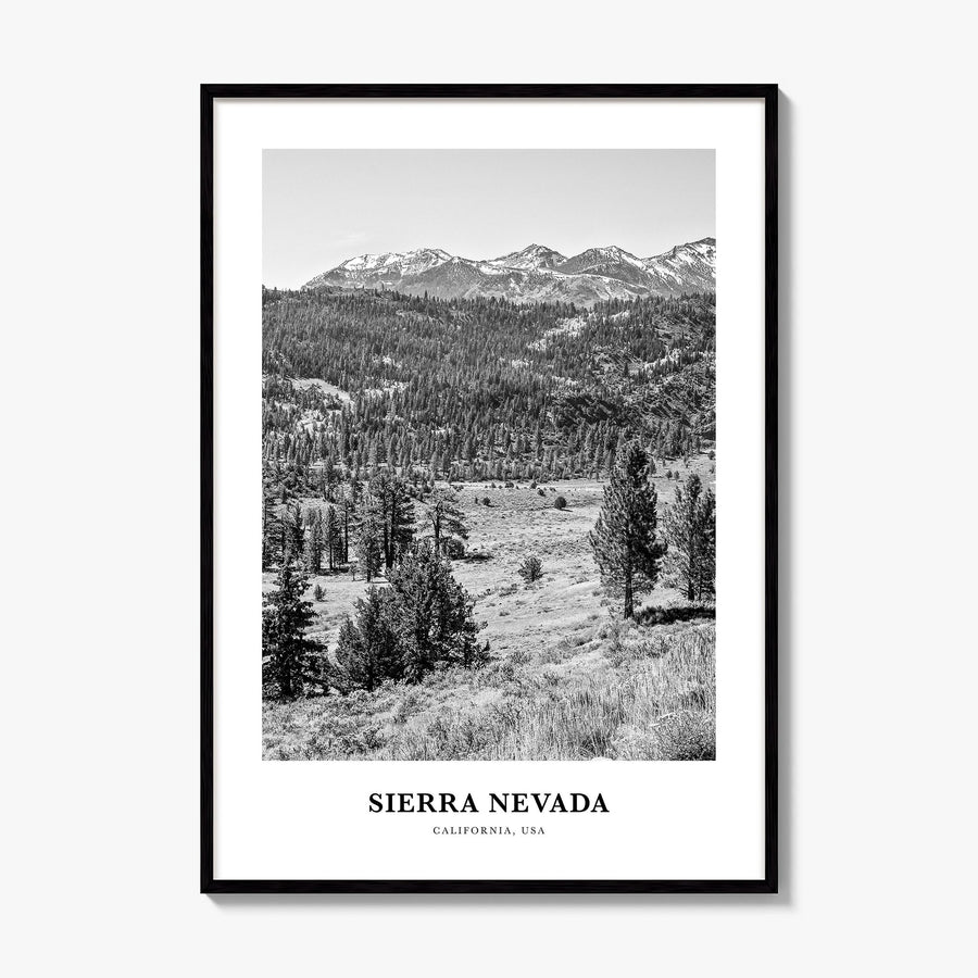 Sierra Nevada Classic Poster, framed poster mockup