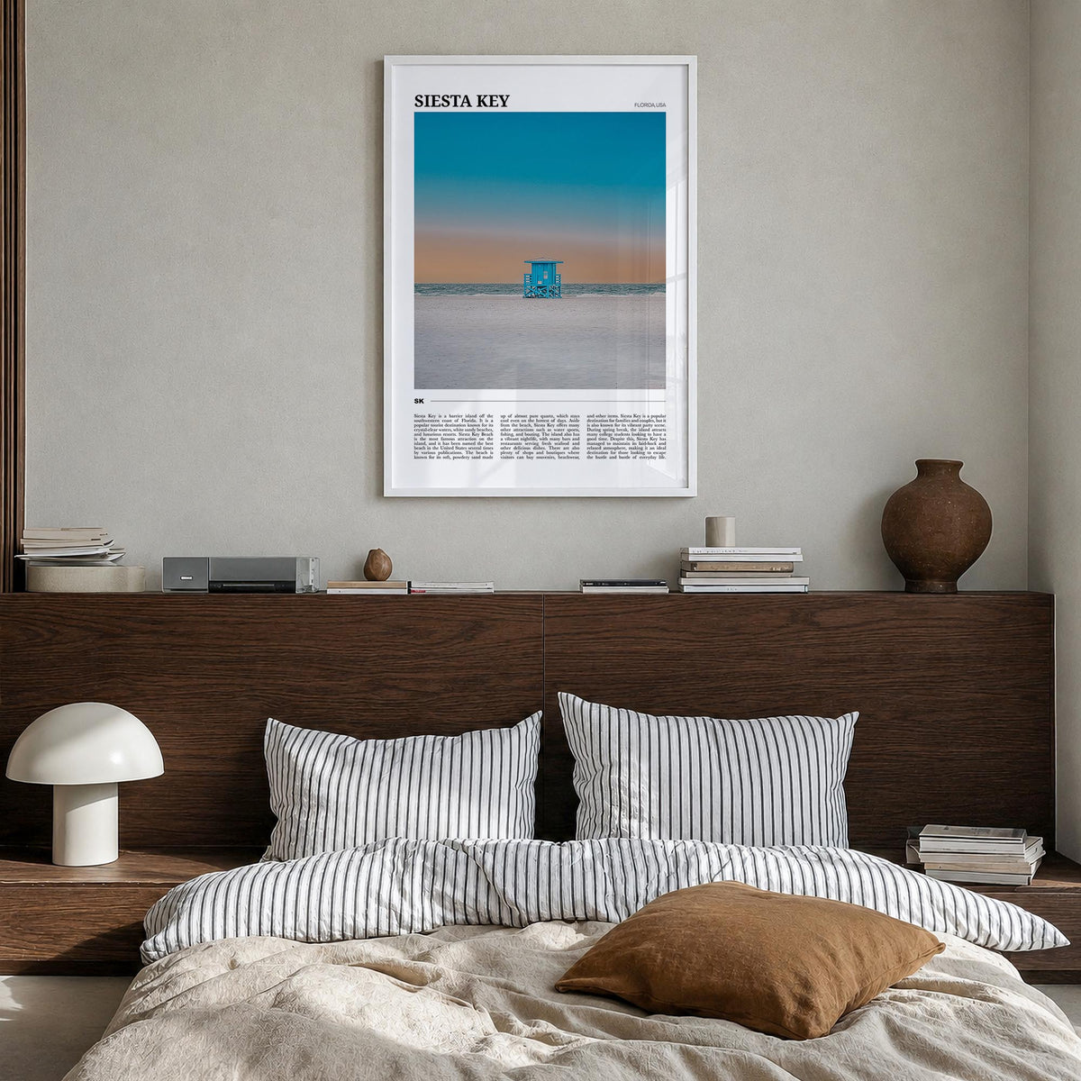 Siesta Key Travel Poster