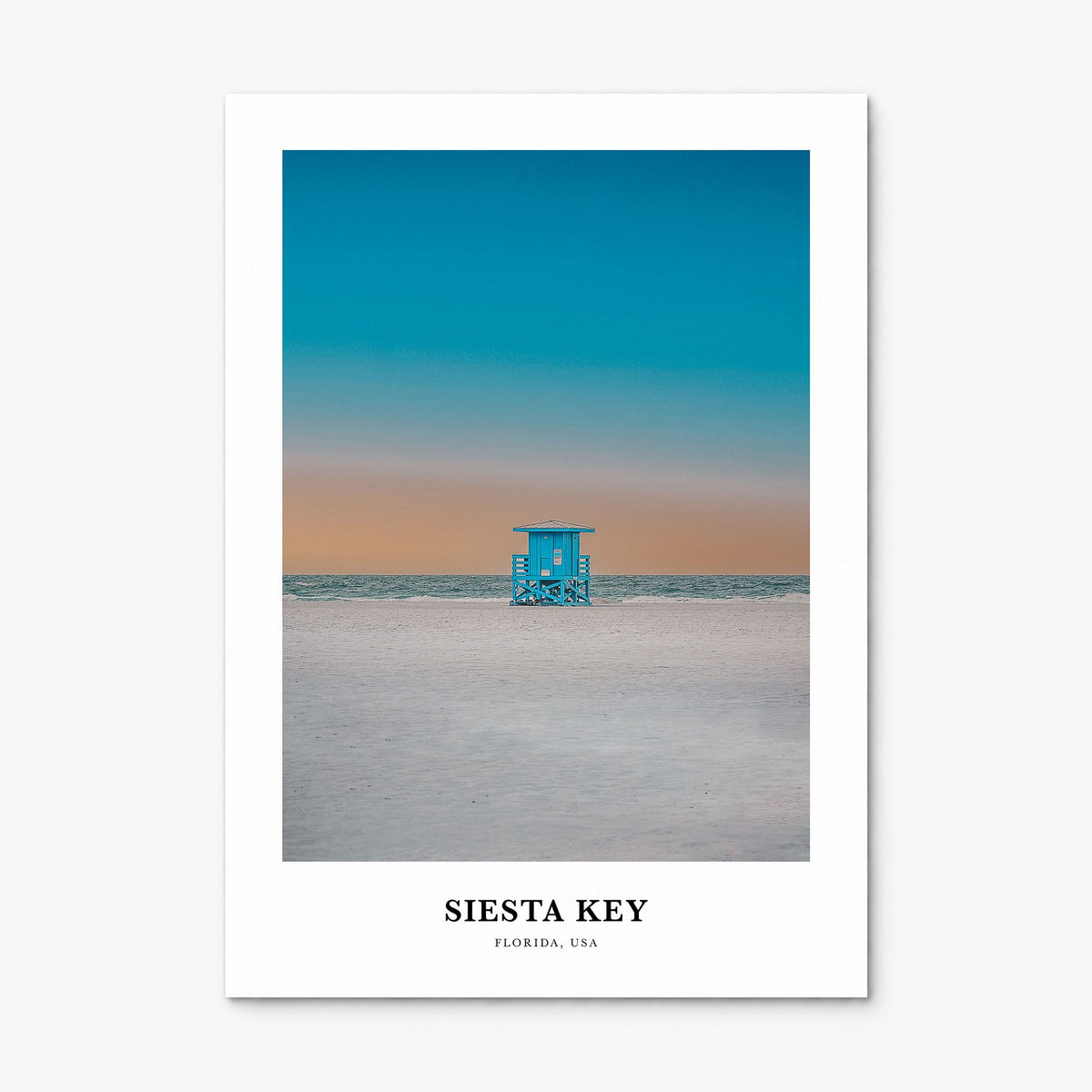 Siesta Key Classic Poster, print only (unframed)