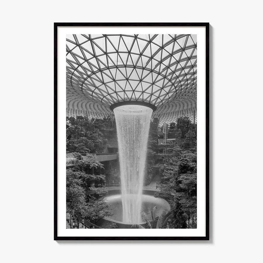 Singapore Photo No 2 Poster, framed poster mockup, white border