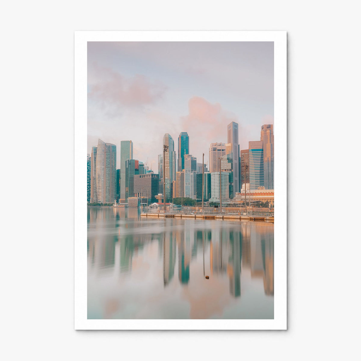 Singapore Photo No 1 Poster, print only (unframed), white border