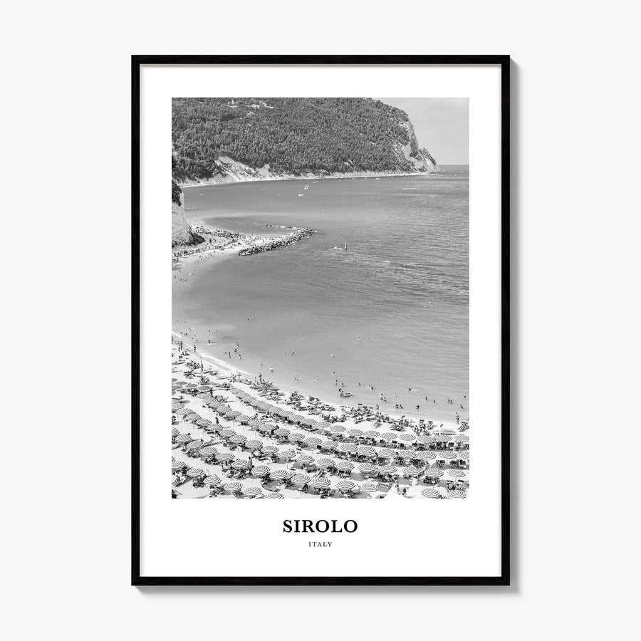 Sirolo Classic Poster, framed poster mockup
