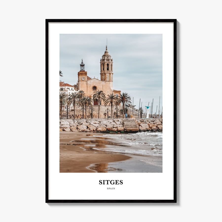 Sitges Classic Poster, framed poster mockup
