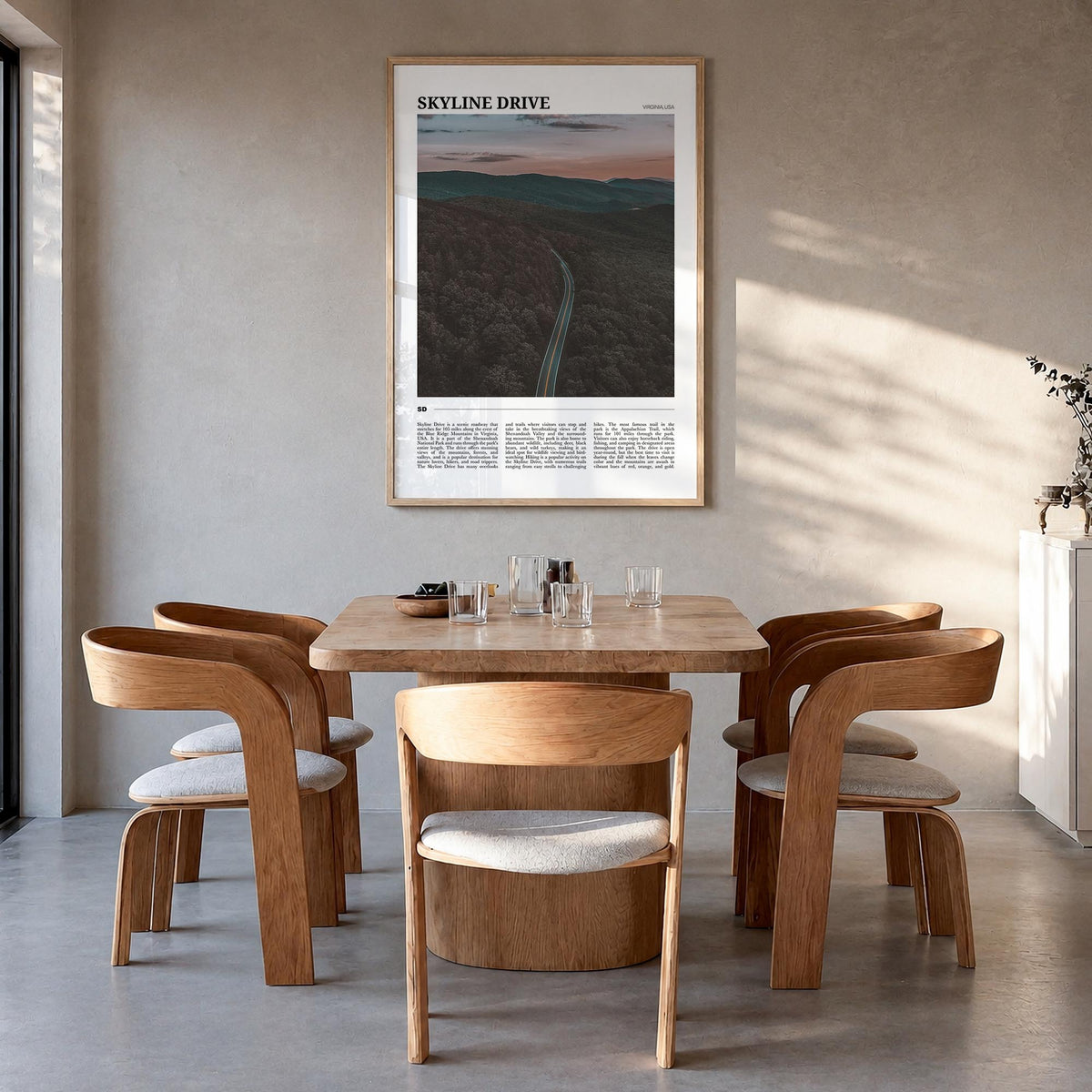 Skyline Drive Travel Poster
