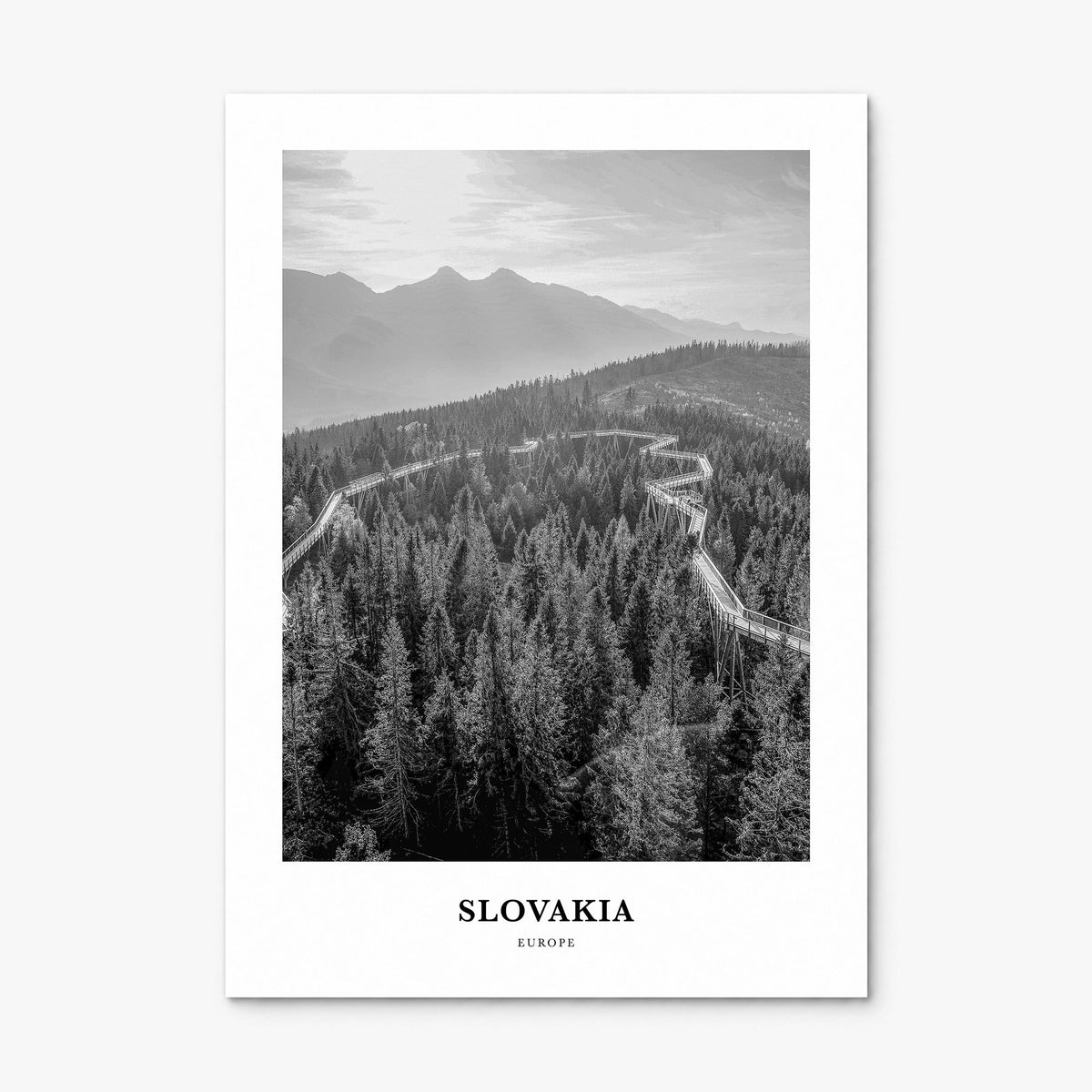 Slovakia Classic Poster, print only (unframed)