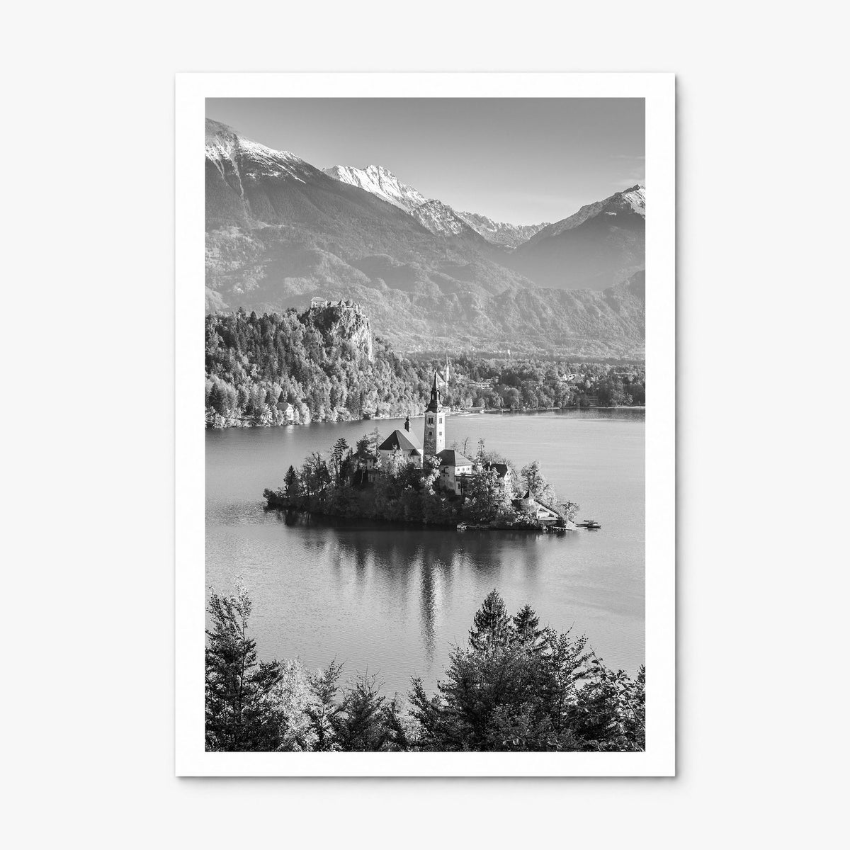 Slovenia Photo Poster, print only (unframed), white border