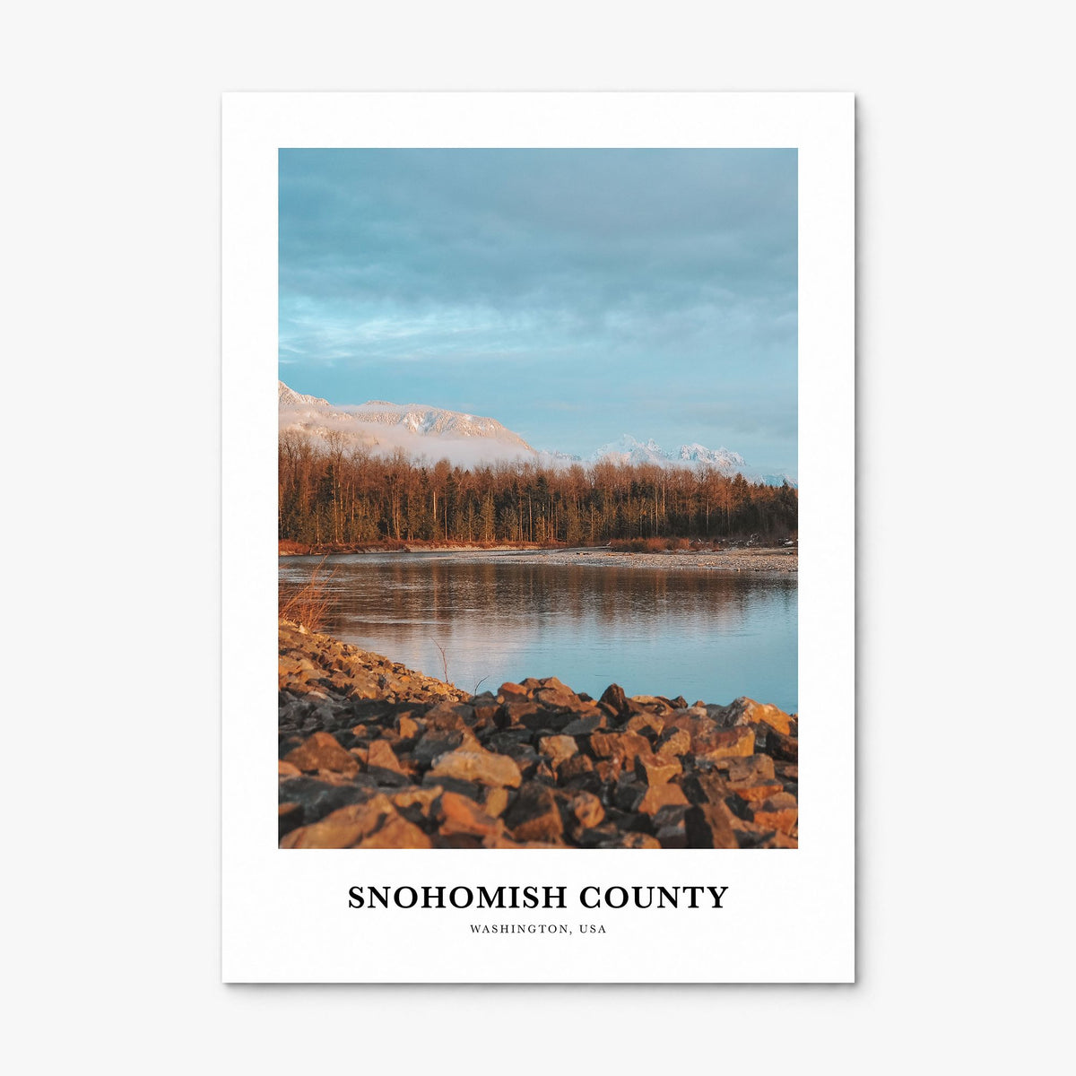 Snohomish County Classic Poster, print only (unframed)