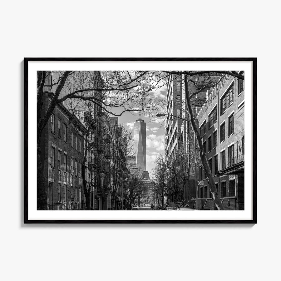 SoHo, New York City Photo Poster, framed poster mockup, white border