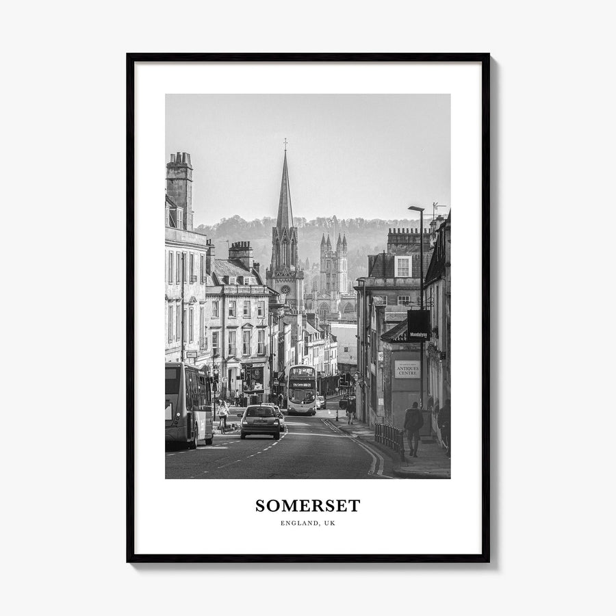 Somerset Classic Poster, framed poster mockup