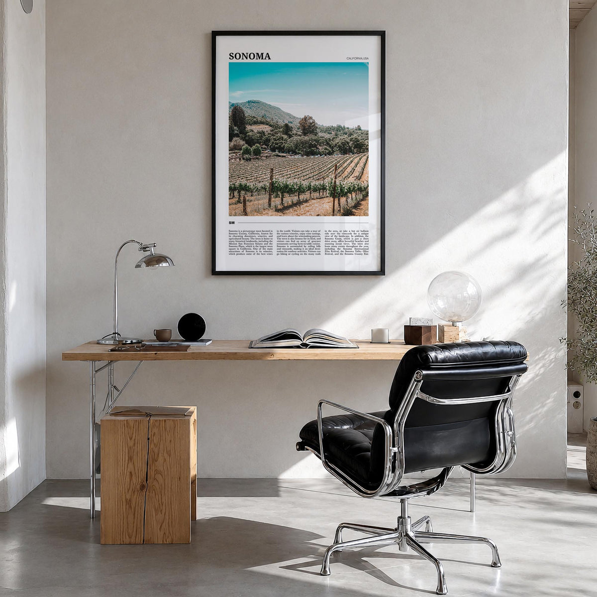 Sonoma Travel Poster