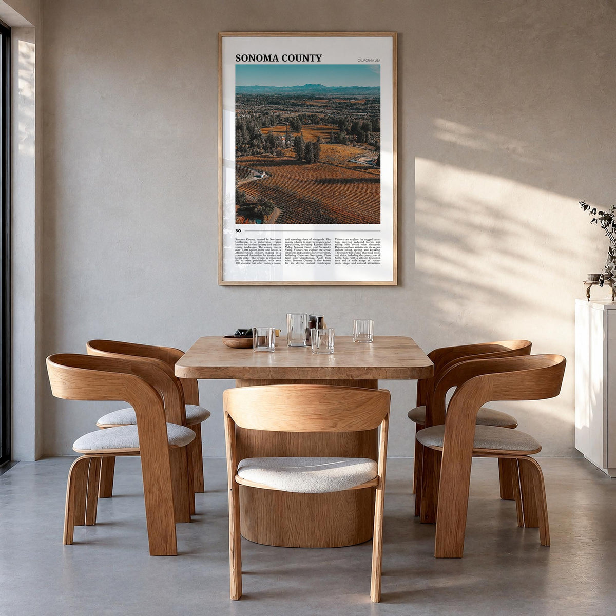 Sonoma County Travel Poster