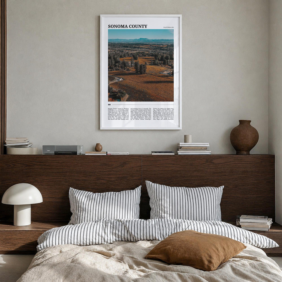 Sonoma County Travel Poster