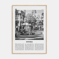 Sonora Poster Natural Wood / 8x12 in Nbourhood Travel B&W Poster