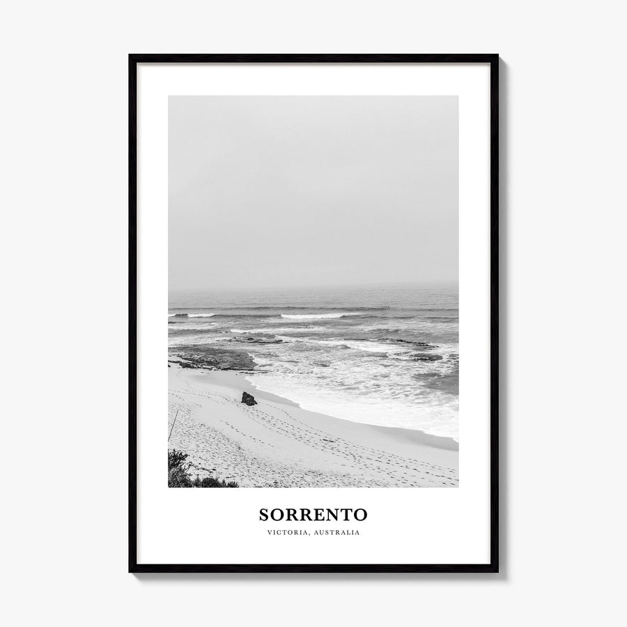 Sorrento, Australia Classic Poster, framed poster mockup