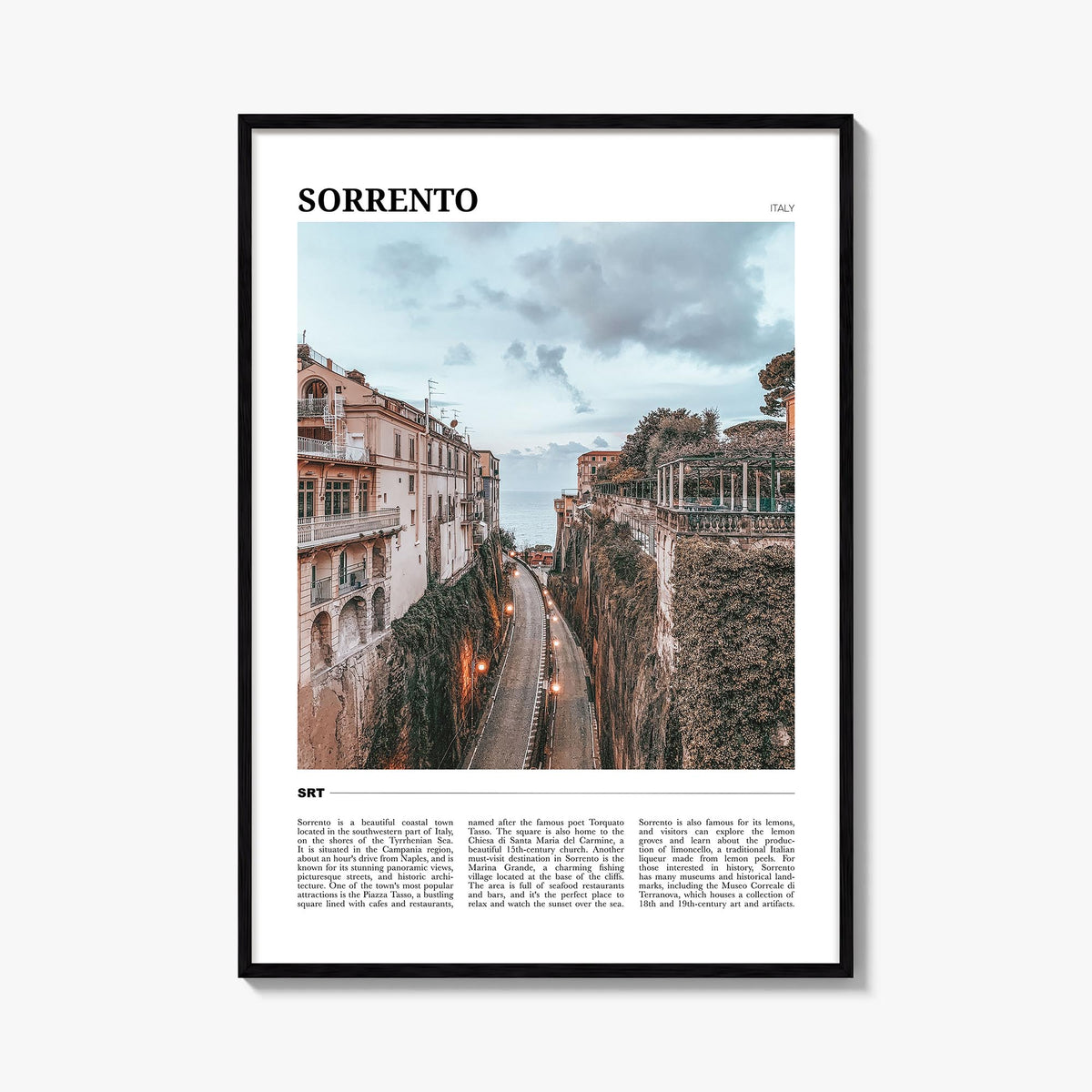 Sorrento, Italy Travel Poster